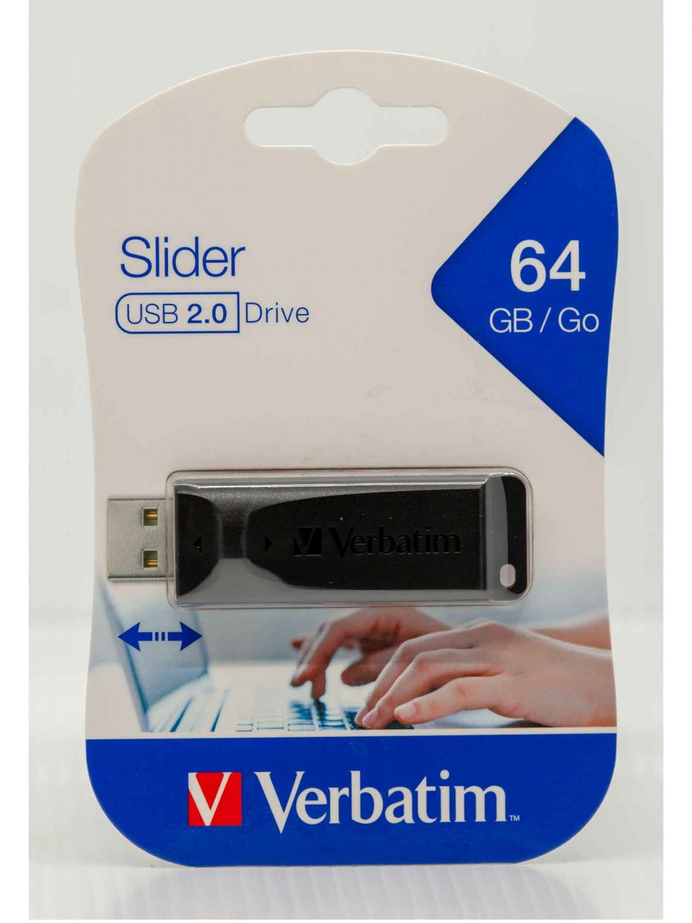 Verbatim Slider USB2.0 64GB Flash Drive JM Computer Services